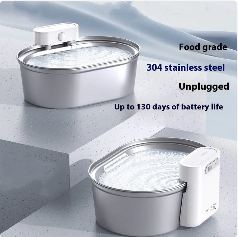 Uha Stainless Steel Automatic Pet Water Dispenser