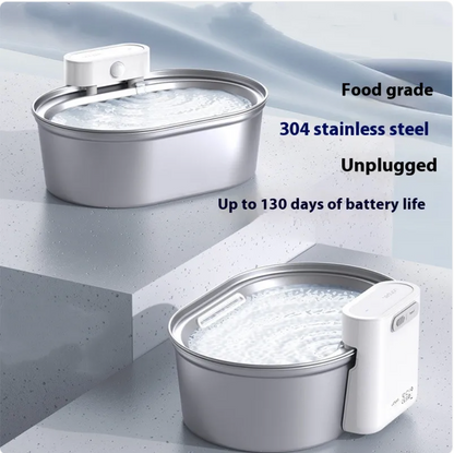 Uha Stainless Steel Automatic Pet Water Dispenser