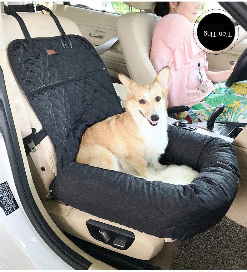 New Multifunctional Pet Car Bed with Thick Cushion